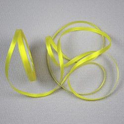 Ruban Satin uni 6mm - Jaune