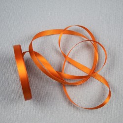 Ruban Satin uni 10mm - Orange