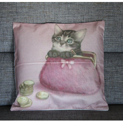 Housse de coussin imprimé...