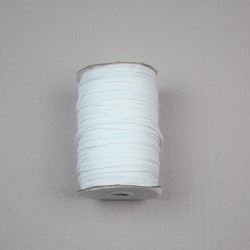 Elastique Plat Blanc 3mm au...